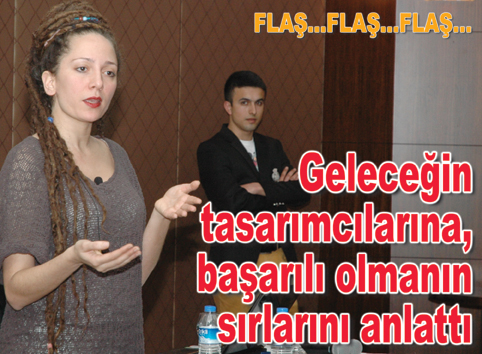 Ünlü tasarımcı Simay Bülbül Bakırköy'de öğrencilerle buluştu