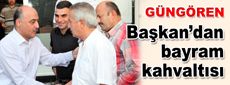 Güngörenliler bayram kahvaltısı yaptı