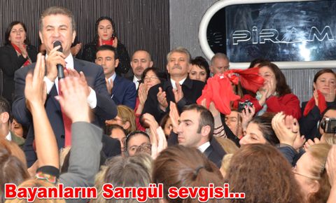Bayanların Sarıgül sevgisi…