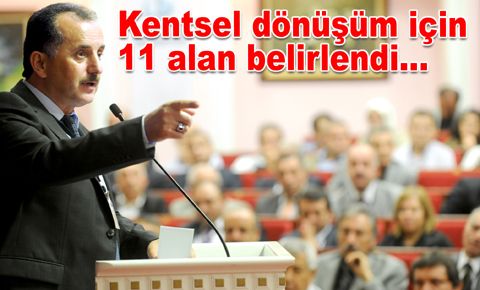 Bağcılar’da kentsel dönüşüm için 11 alan belirlendi