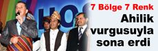 7 Bölge 7 Renk Ahilik vurgusuyla sona erdi