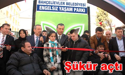 Şehit Tamer Dost Engelsiz Yaşam Parkı Bahçelievler’de açıldı