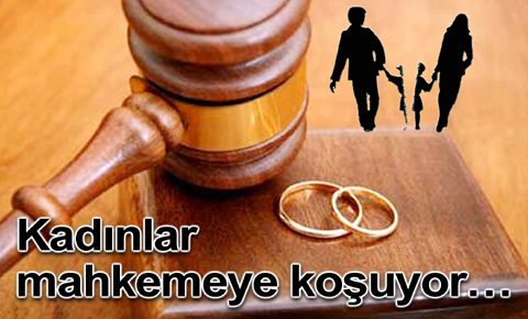 Bir yılda, 1996 çift evlenirken, 1100 çiftte de boşandı…