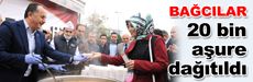 Bağcılar’da 20 bin aşure dağıtıldı