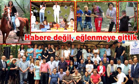 Basın mensupları piknikte stres attı…