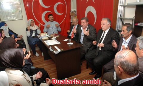 Alparslan Türkeş dualarla anıldı