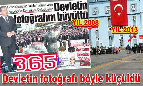 Çelenk sunumuna kimse katılmadı...