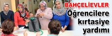 Öğrencilere kırtasiye yardımı yapıldı...