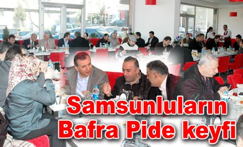Samsunluların Bafra Pide keyfi…