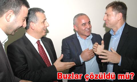 Yaşanan gerilim sonrası ilk buluşma