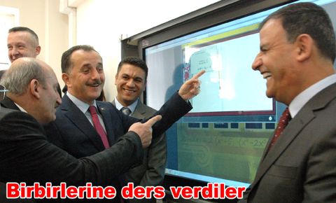 Birbirlerine ders verdiler