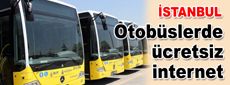 İETT otobüslerine bedava internet geliyor...