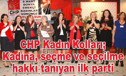 CHP Bahçelievler Kadın Kolları, 8 Mart’ı unutmadı