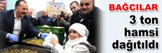 Bağcılar’da 3 ton hamsi dağıtıldı