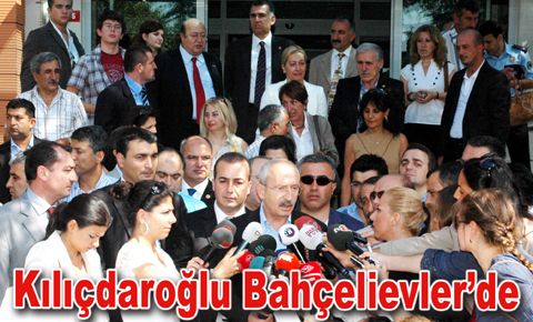 Kemal Kılıçdaroğlu Bahçelievler ve Bakırköy'de ziyaretlerde bulundu...