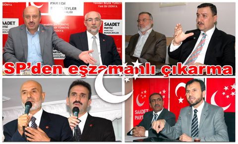 Saadet Partisi il ve ilçelere çıkarma yaptı…