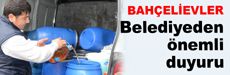 Bitkisel atık yağınızı dökmeyin, belediyeye teslim edin