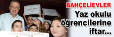 Yaz okulu öğrencilerine iftar