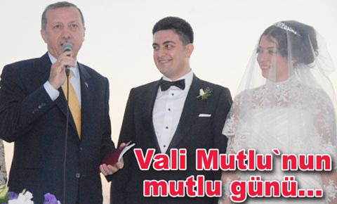Nikah şahitliğini Başbakan yaptı