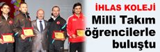 Karate Milli Takımı öğrencilerle buluştu