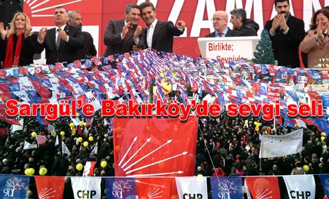 Mustafa Sarıgül Bakırköy’de coşkuyla karşılandı