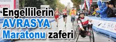 Engellilerin Avrasya Maratonu zaferi...