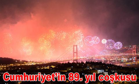 Cumhuriyet’in 89. yıl coşkusu