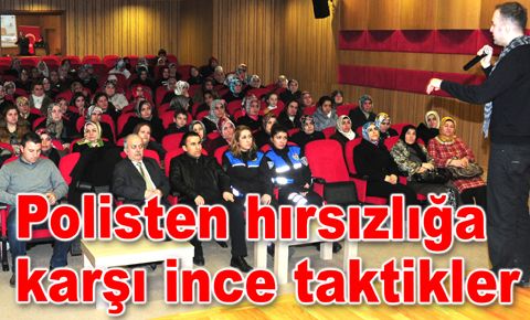 Polisten hırsızlığa karşı ince taktikler