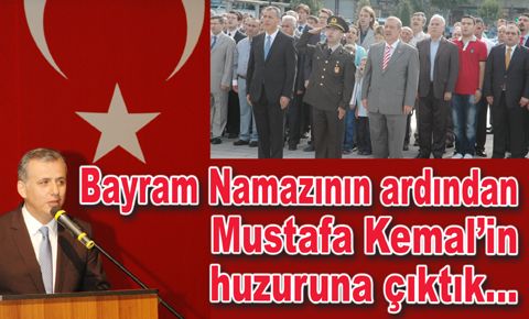 Milli ve Dini Bayramı beraber kutluyoruz…