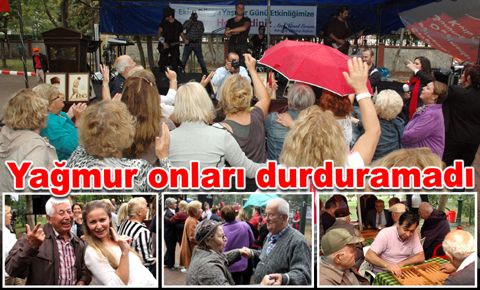 Yaşlılar gününü üniversite şenlikleri gibi kutladılar…