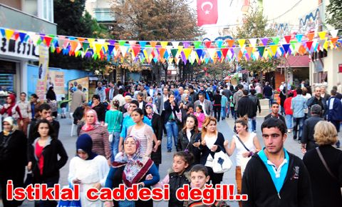 Bağcılarlılar, yürüyüş yollarını doldurdu