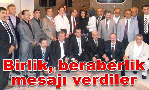 Mardinlilerden birlik, beraberlik mesajı