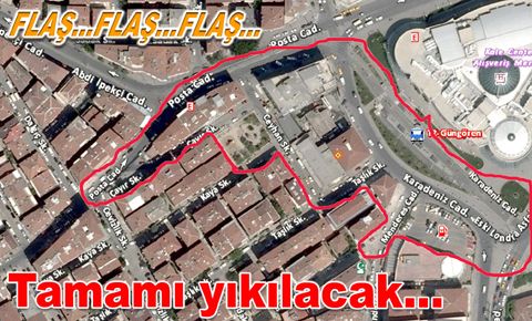 AK Parti ilçe binası da yıkılıyor