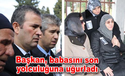 MHP İstanbul İl Başkanı, babasını son yolculuğuna uğurladı