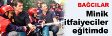 Minik itfaiyeciler eğitimde