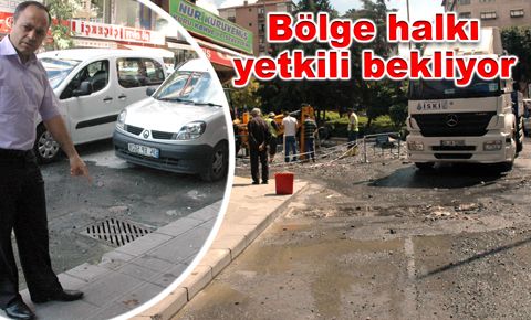 “Lağım suları dükkanlarımıza giriyor”