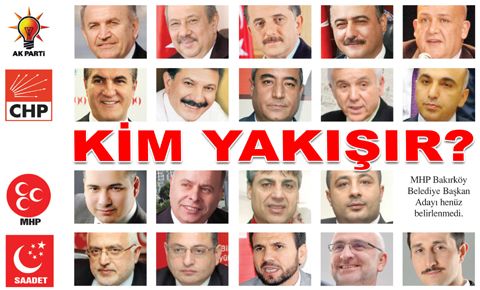 Adaylar meydanlarda…