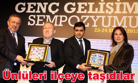 Ünlüleri ilçeye taşıdılar...