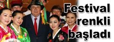 Festival renkli başladı
