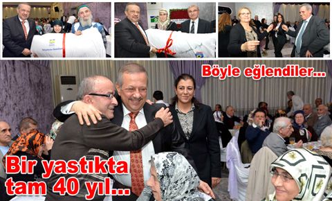 Bir yastıkta tam 40 yıl...
