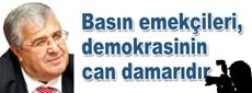 Masum Türker: Basın emekçileri demokrasinin can damarıdır