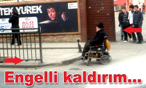 Engelliye engel…