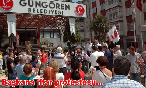 MHP’den Güngören Belediyesi’ne siyah çelenk…