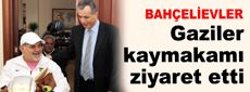 Gaziler kaymakamı ziyaret etti