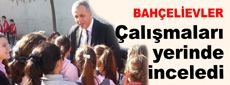 Kaymakam Cinbir, çalışmaları yerinde inceledi