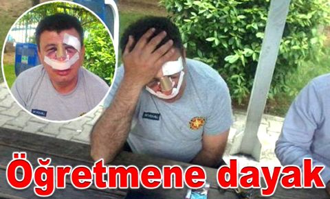 Yenibosna'da öğretmene dayak