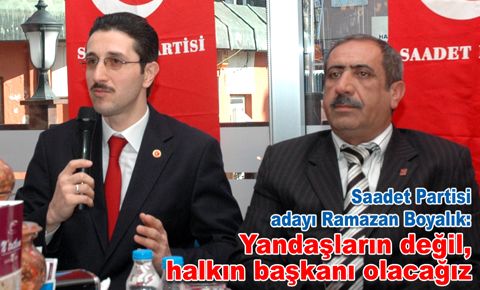 Boyalık: Yandaşların değil, halkın başkanı olacağız