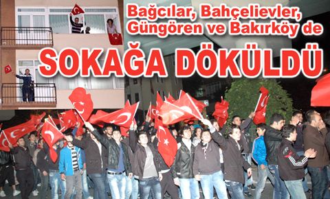 Halk, sokağa döküldü