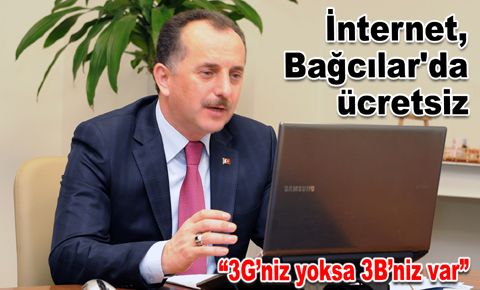 İnternet, Bağcılar'da ücretsiz