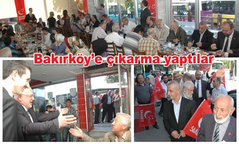 Saadet Partisi, Bakırköy’de sahaya indi…